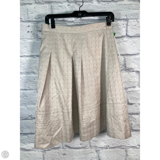 Skirt Designer By Facconnable In Beige, Size: 4