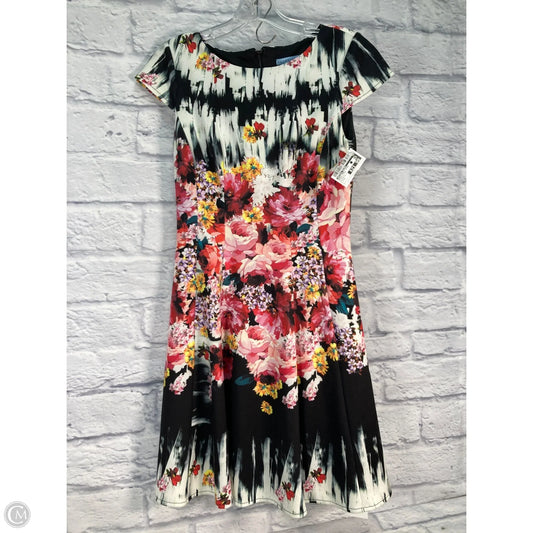 Dress Party Short By Antonio Melani In Black & Pink, Size: S