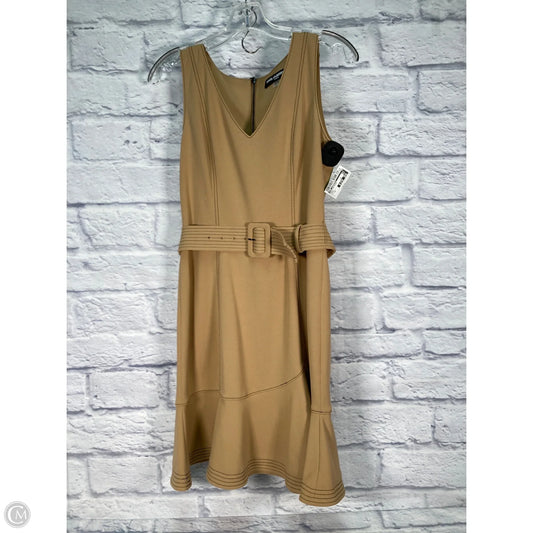 Dress Designer By Karl Lagerfeld In Brown, Size: Xs