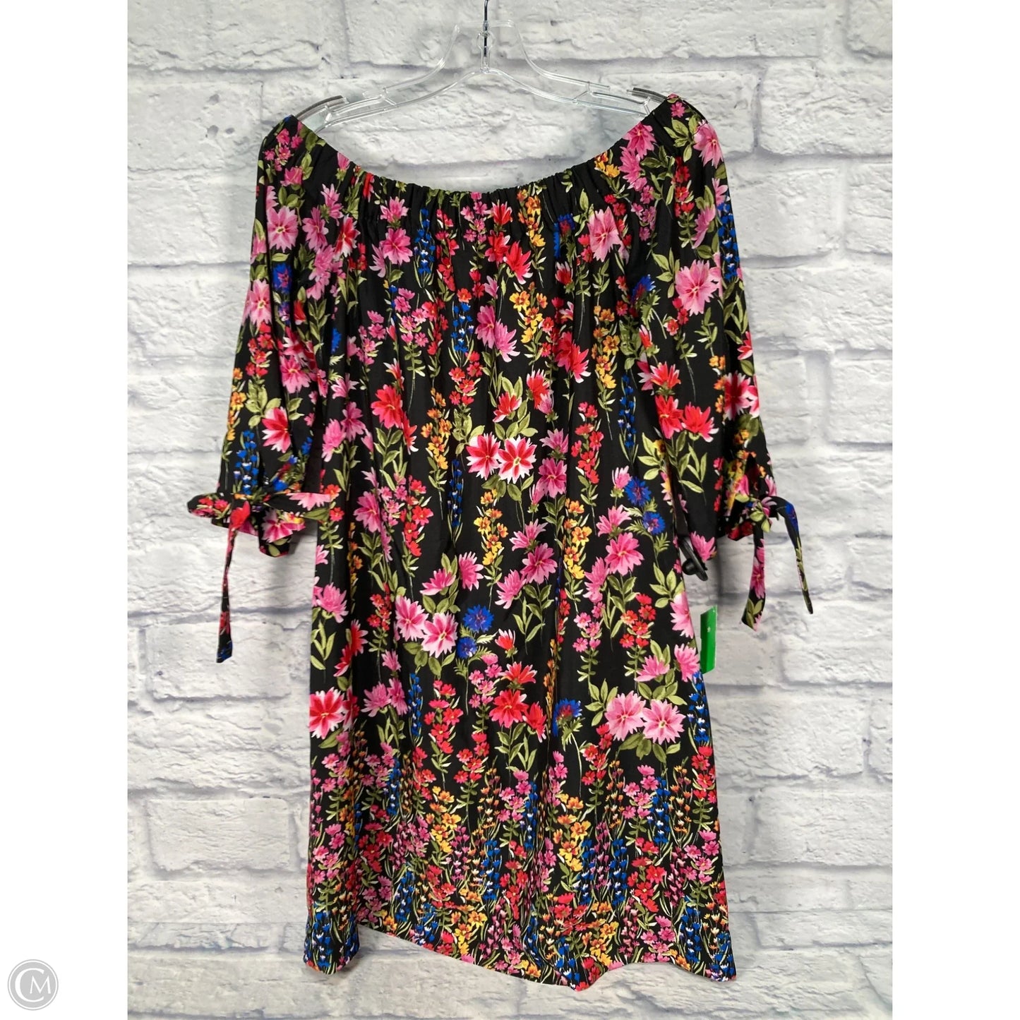 Dress Party Short By Vince Camuto In Black & Purple, Size: M