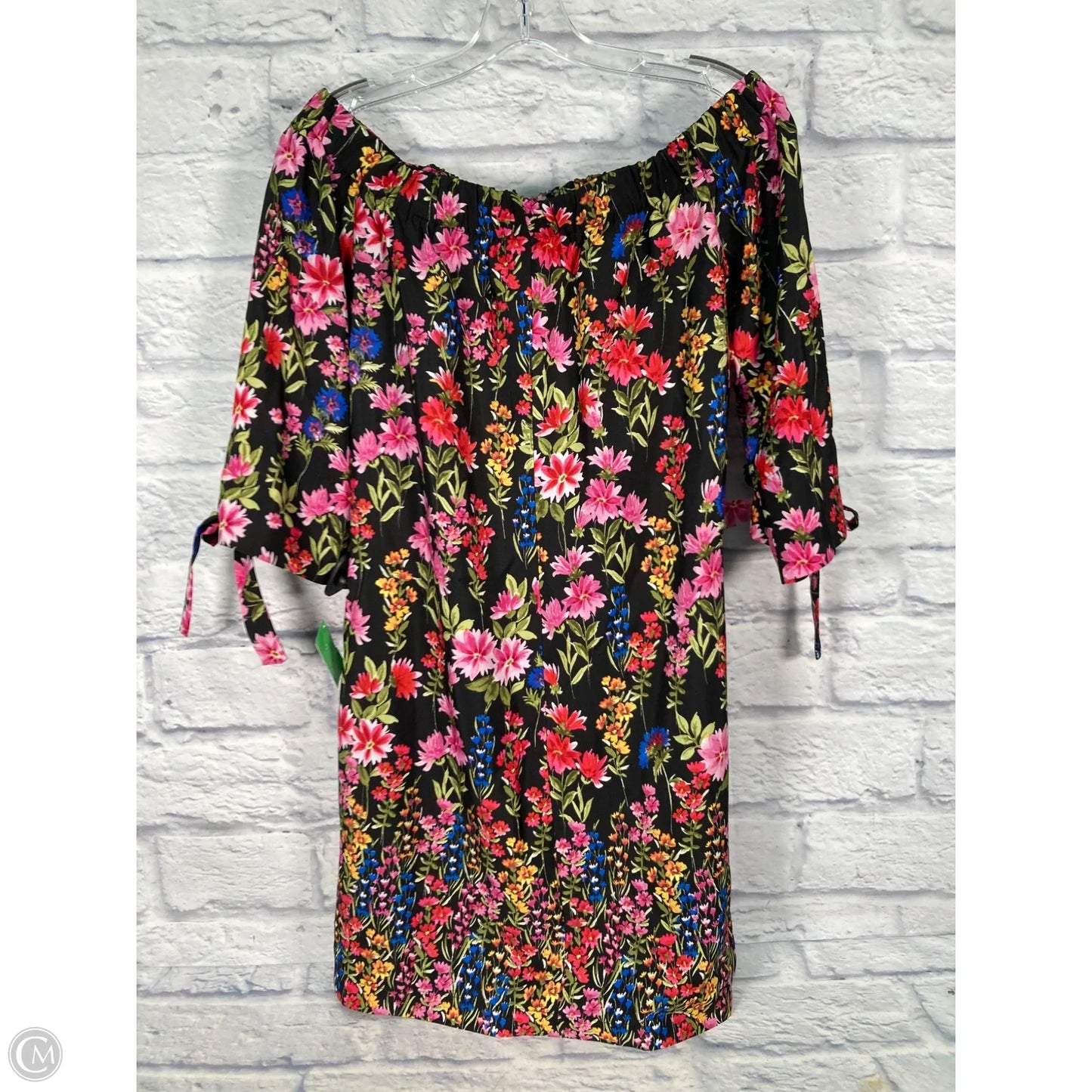 Dress Party Short By Vince Camuto In Black & Purple, Size: M