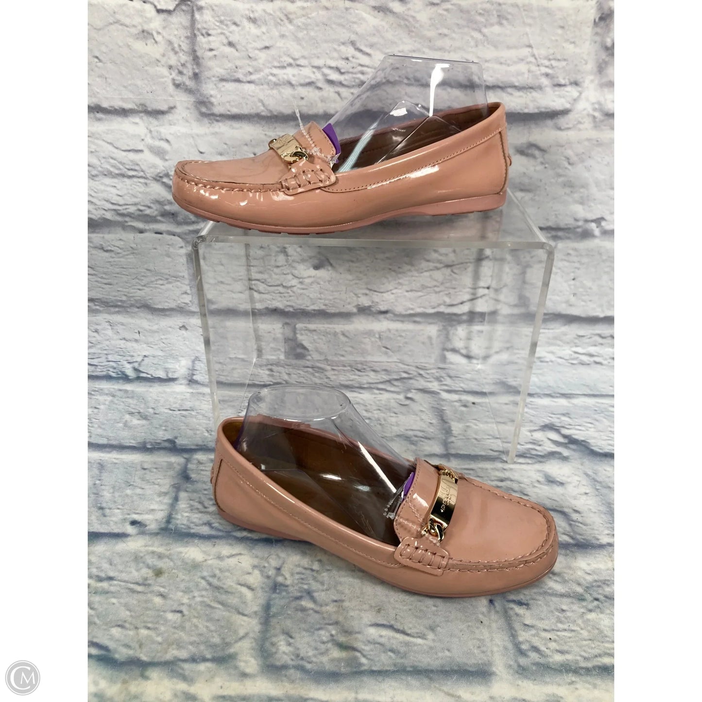 Shoes Designer By Coach In Peach, Size: 7.5