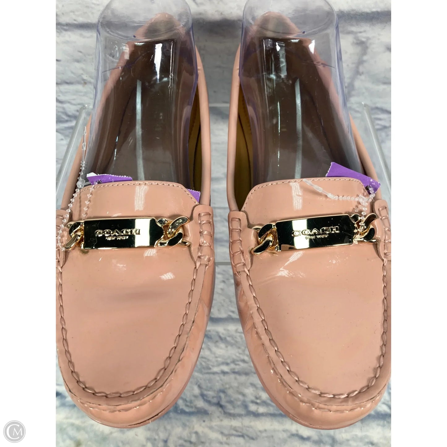 Shoes Designer By Coach In Peach, Size: 7.5