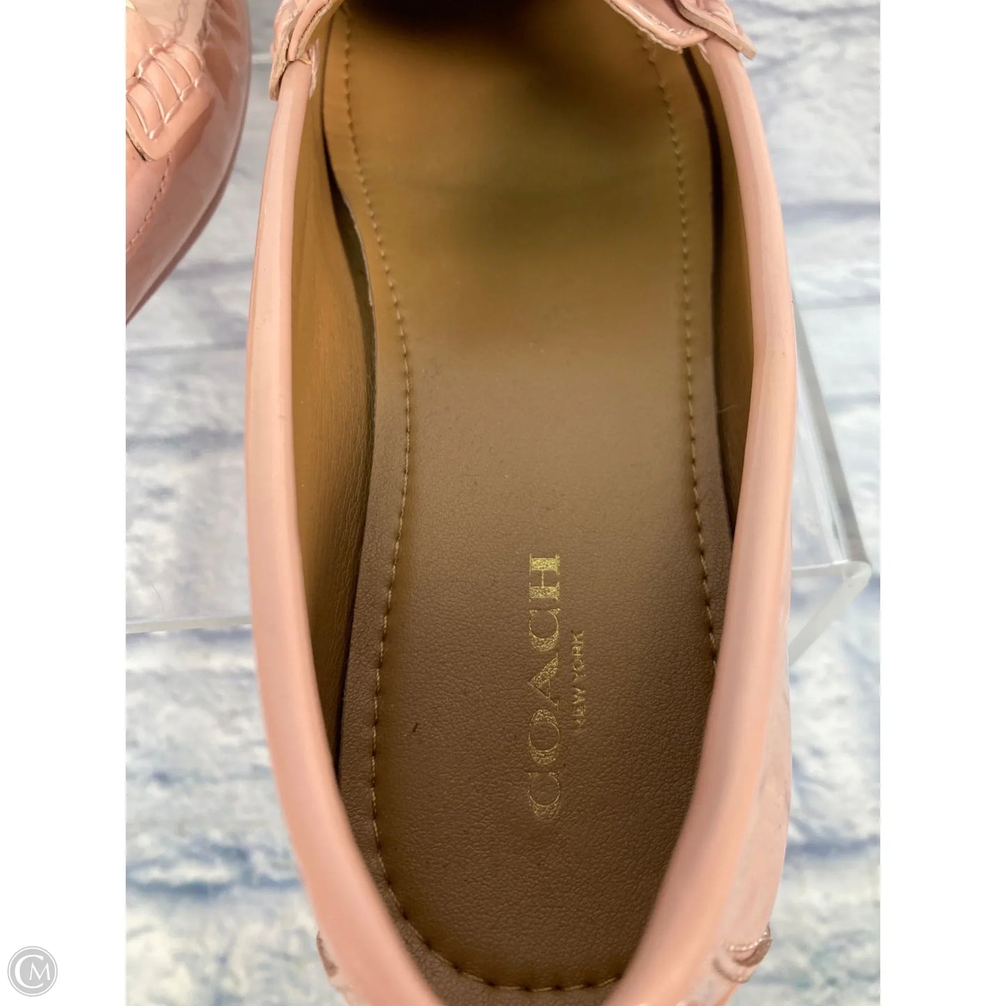 Shoes Designer By Coach In Peach, Size: 7.5