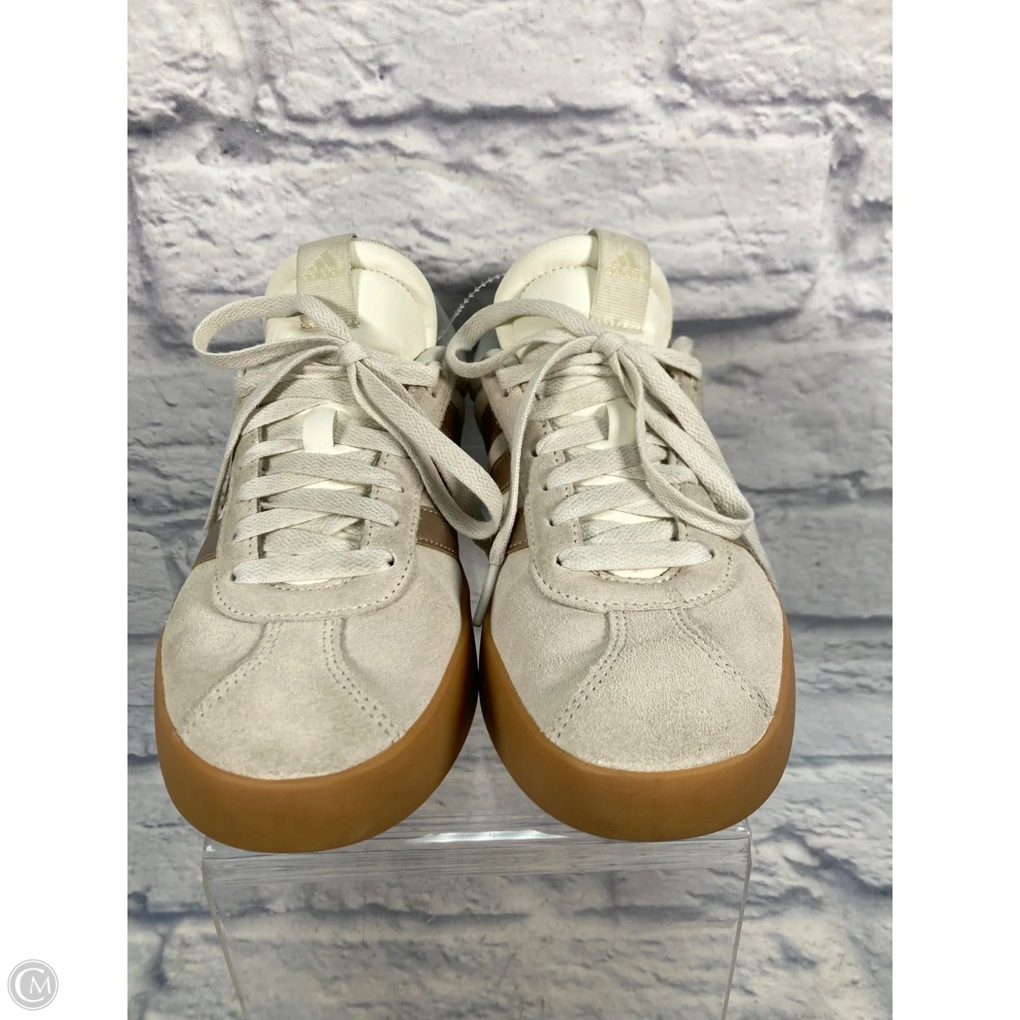 Shoes Sneakers By Adidas In Cream, Size: 8