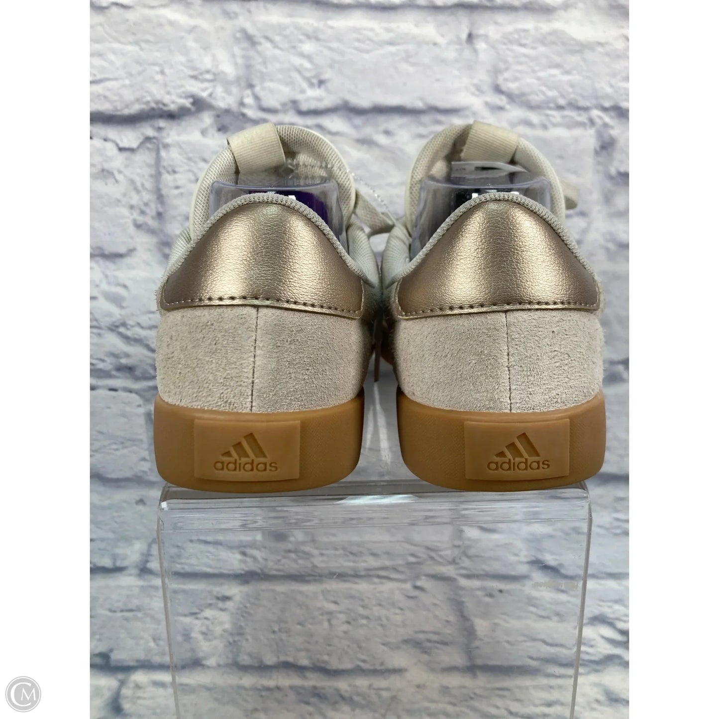 Shoes Sneakers By Adidas In Cream, Size: 8