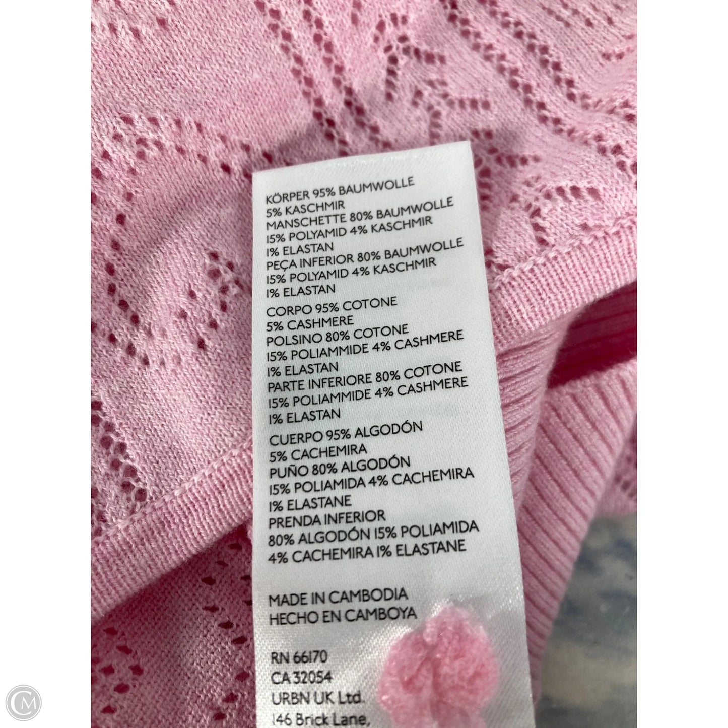 Top Short Sleeve By Maeve In Pink, Size: M