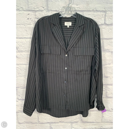 Top Long Sleeve By Pistola In Black, Size: S