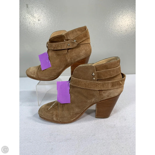 Boots Ankle Heels By Rag And Bone In Tan, Size: 8.5
