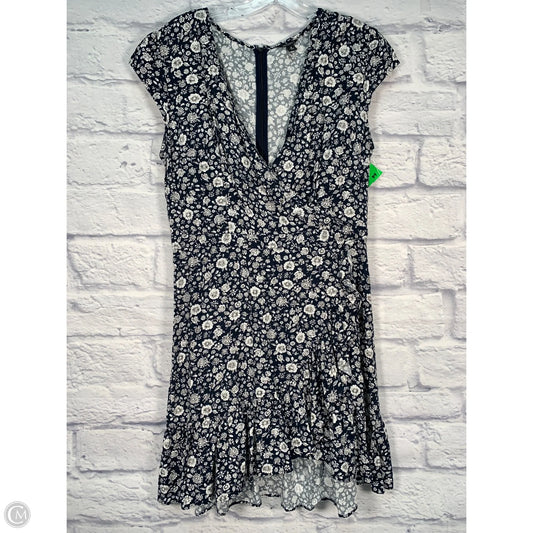 Dress Casual Short By J. Crew In Blue & White, Size: M