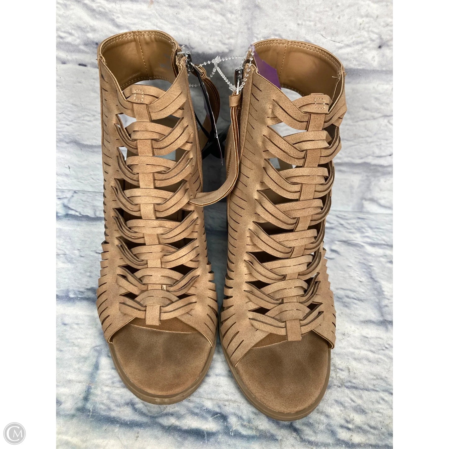 Shoes Heels Block By Dolce Vita In Tan, Size: 8