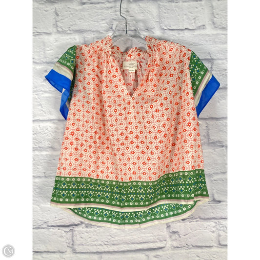 Top Short Sleeve By Birds Of Paradis By Trovata In Red, Size: Xs
