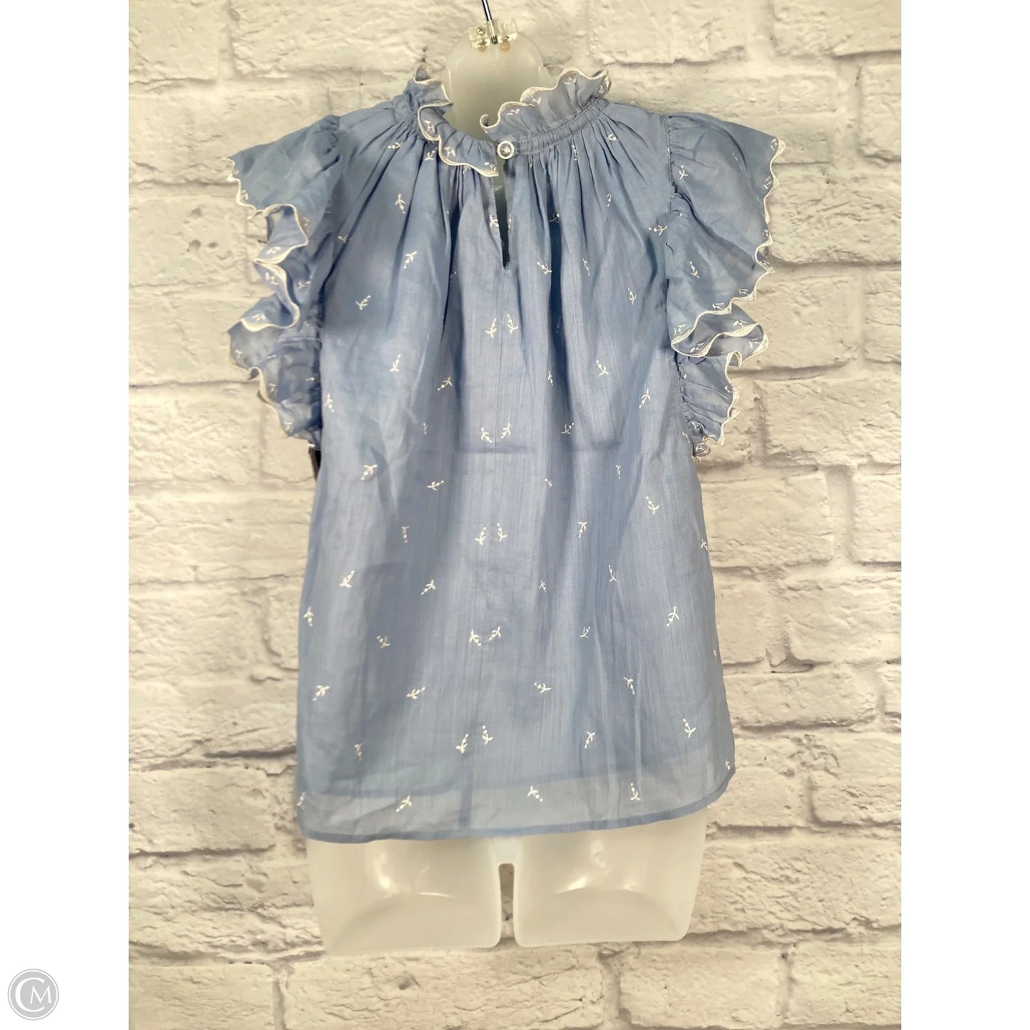 Top Sleeveless By Anthropologie In Blue, Size: Xs