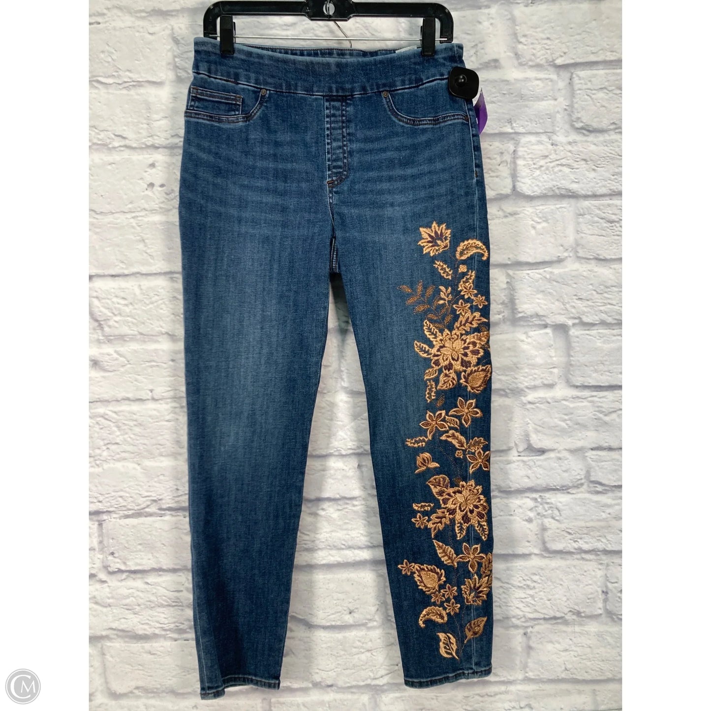 Jeans Jeggings By Chicos In Blue, Size: 6