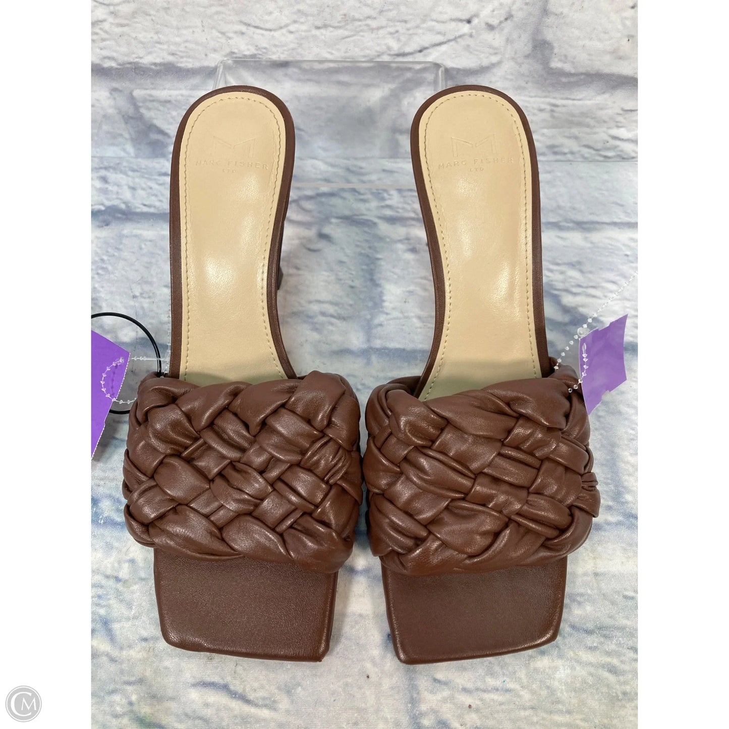 Shoes Heels Kitten By Marc Fisher In Brown, Size: 9