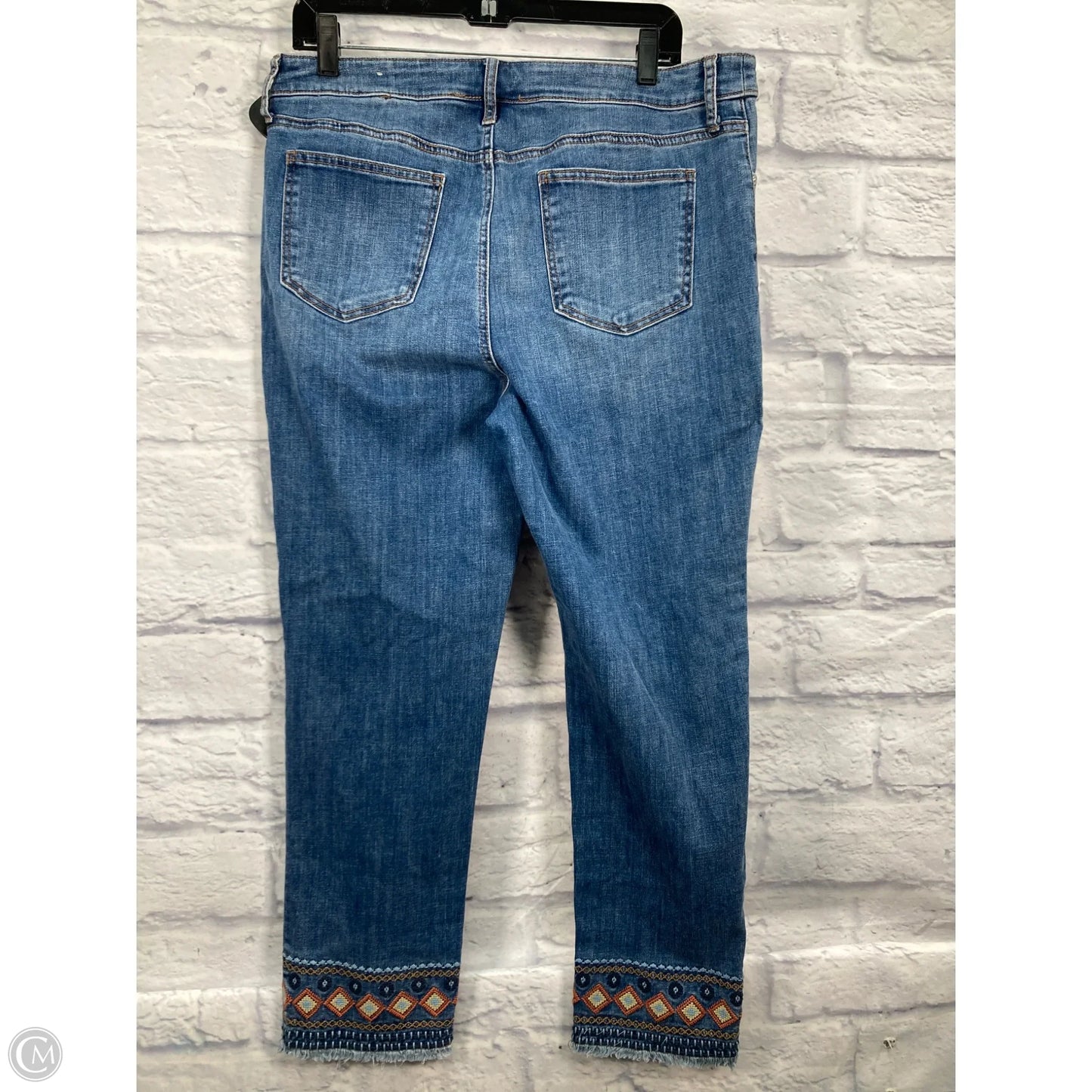 Jeans Skinny By Chicos In Blue, Size: 12