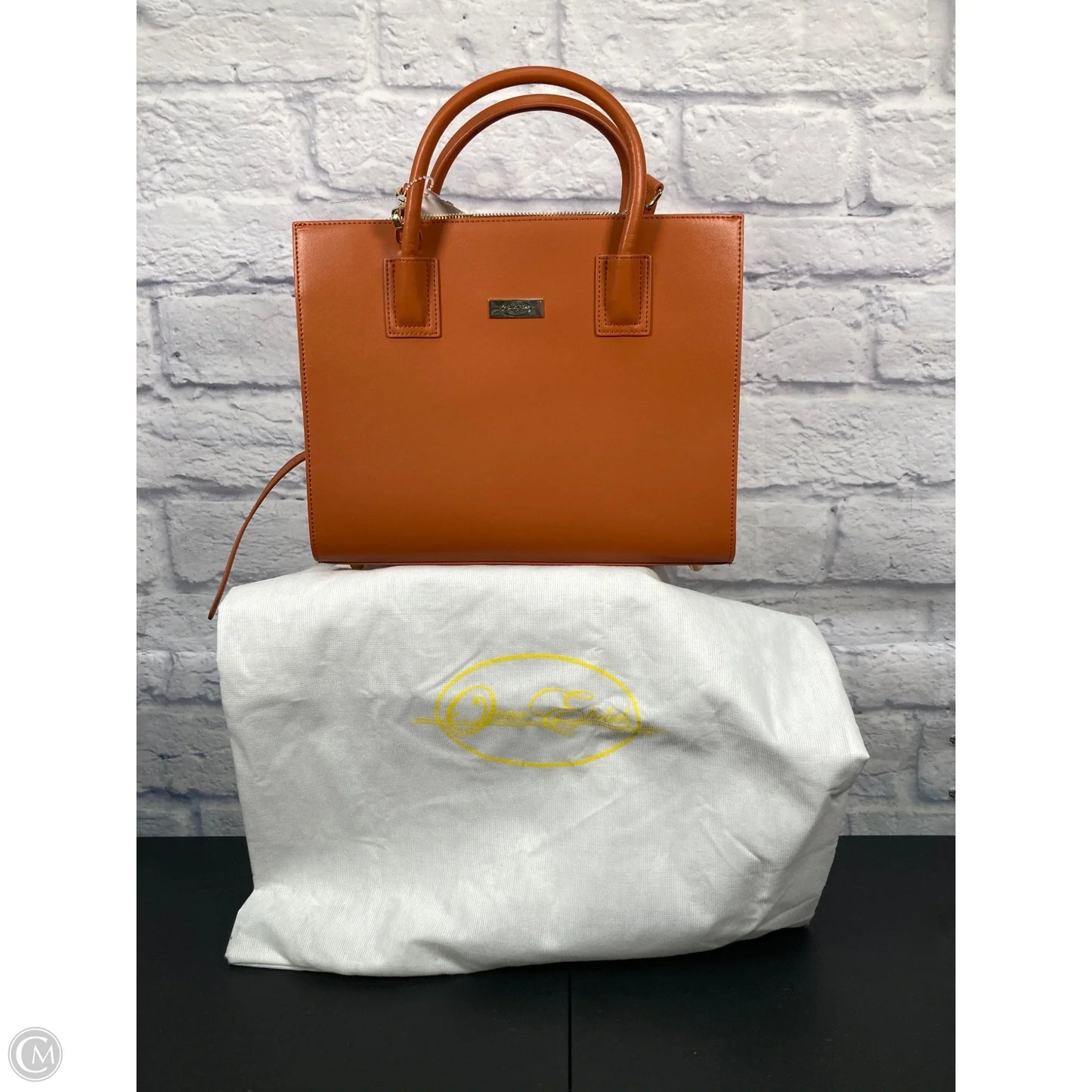Handbag Leather By Clothes Mentor, Size: Large