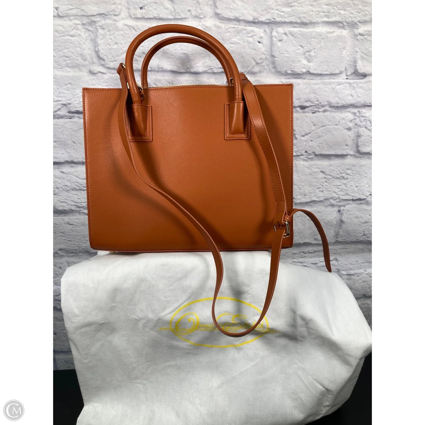 Handbag Leather By Clothes Mentor, Size: Large