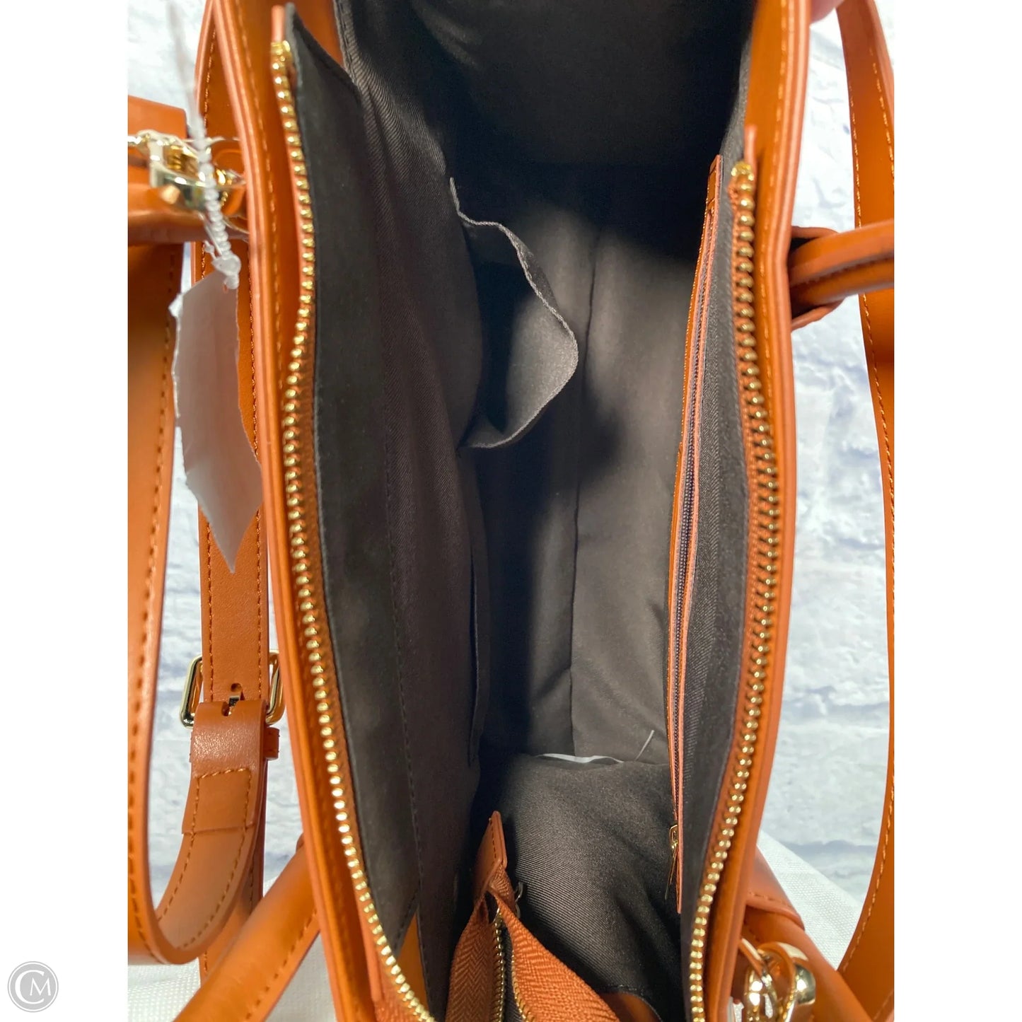 Handbag Leather By Clothes Mentor, Size: Large