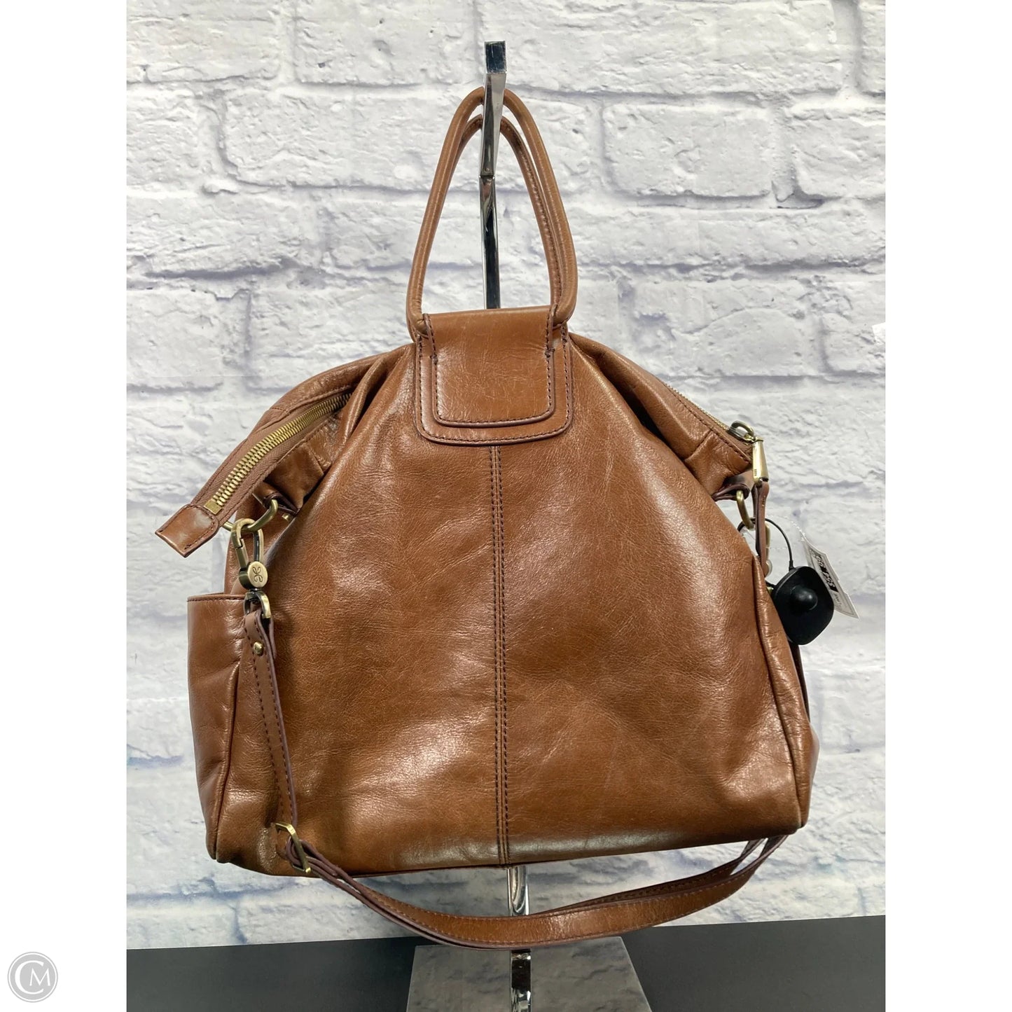 Handbag Leather By Hobo Intl, Size: Large