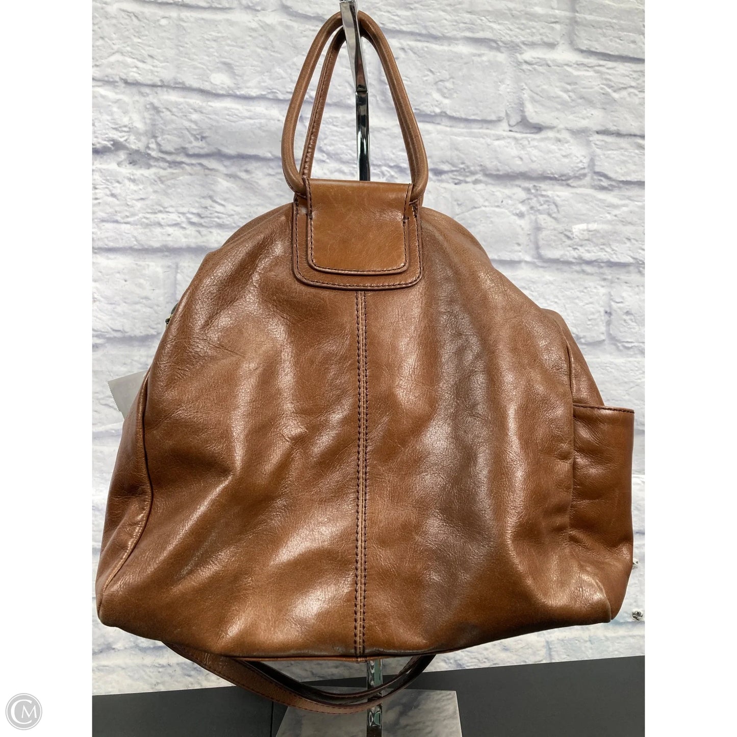 Handbag Leather By Hobo Intl, Size: Large