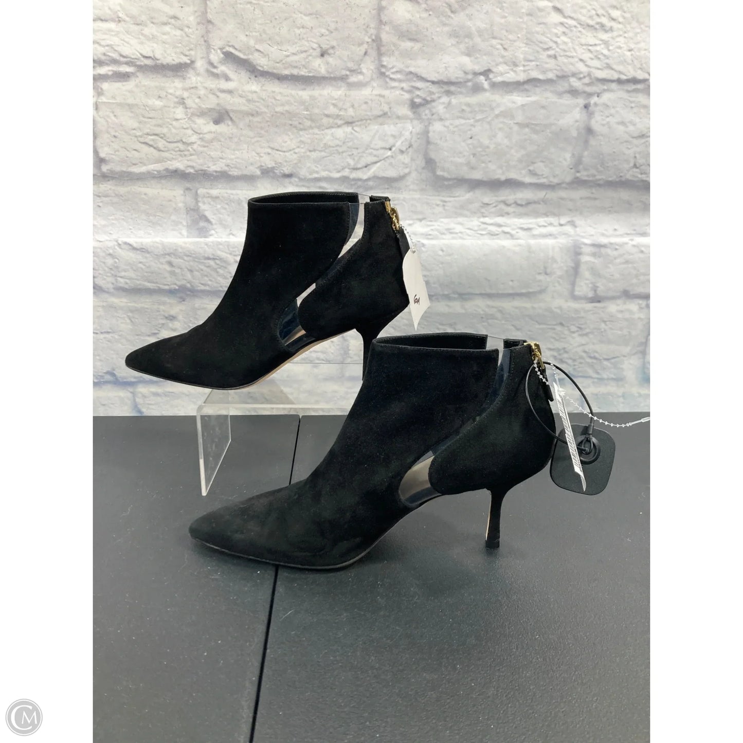 Boots Designer By Stuart Weitzman In Black, Size: 7.5
