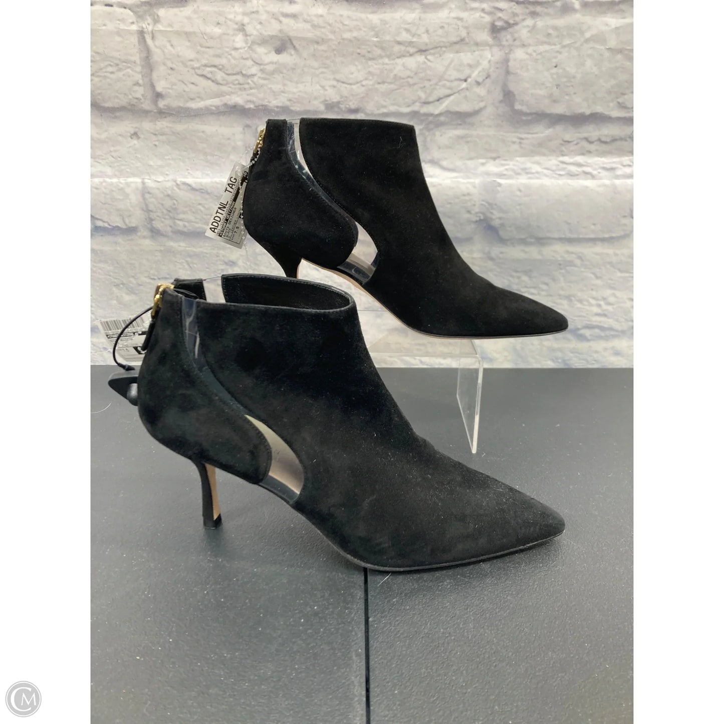 Boots Designer By Stuart Weitzman In Black, Size: 7.5