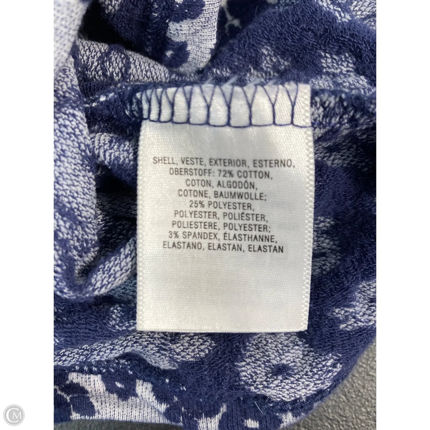 Top Short Sleeve By Anthropologie In Blue, Size: Xs