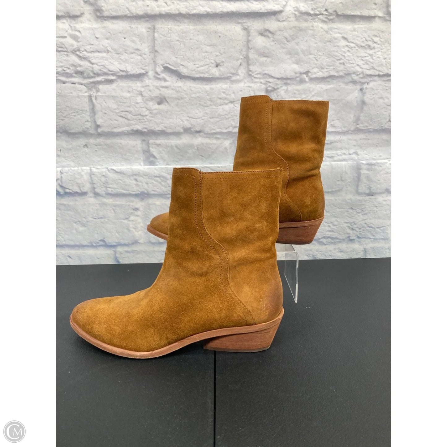 Boots Designer By Frye In Brown, Size: 8.5