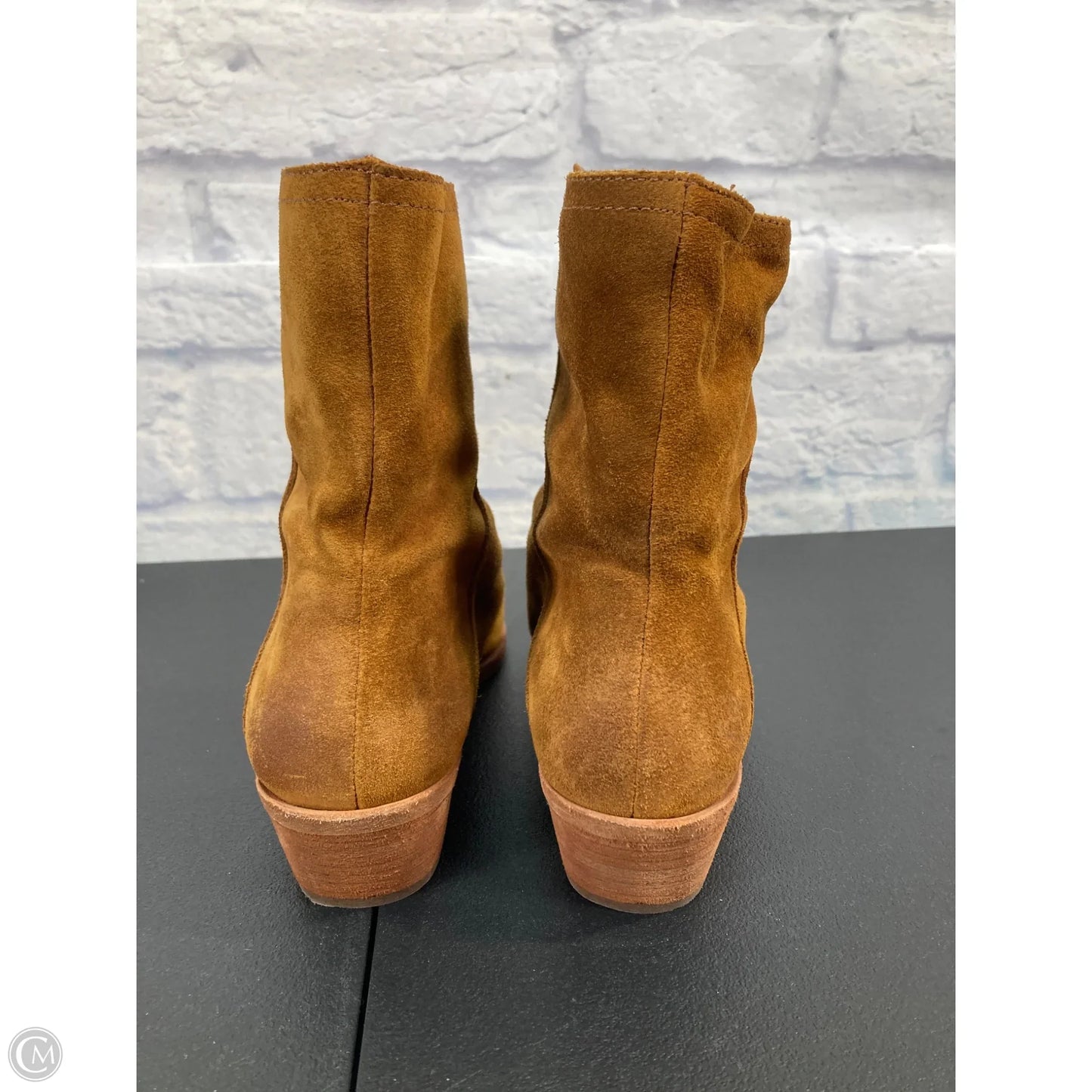 Boots Designer By Frye In Brown, Size: 8.5