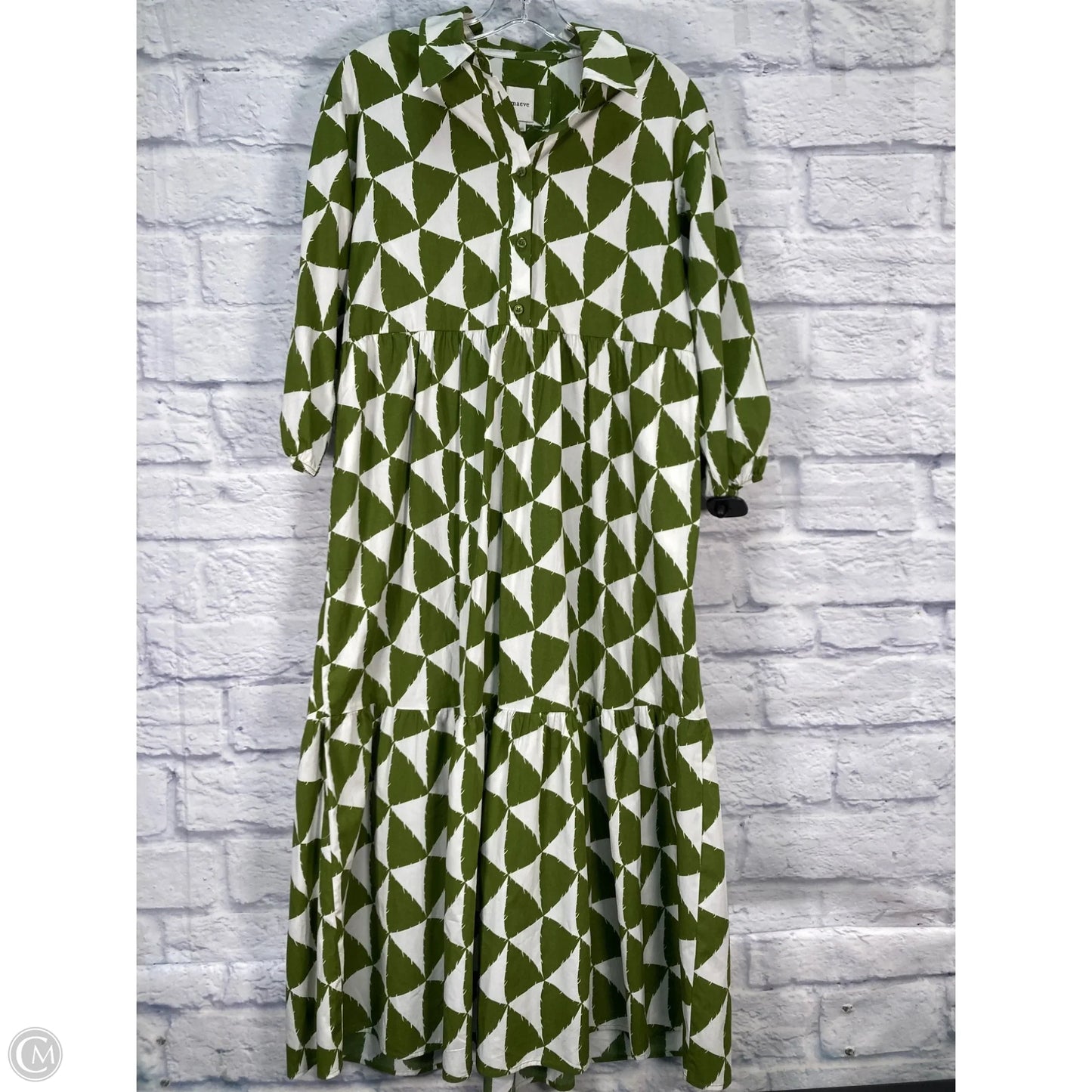 Dress Casual Maxi By Maeve In Green, Size: S