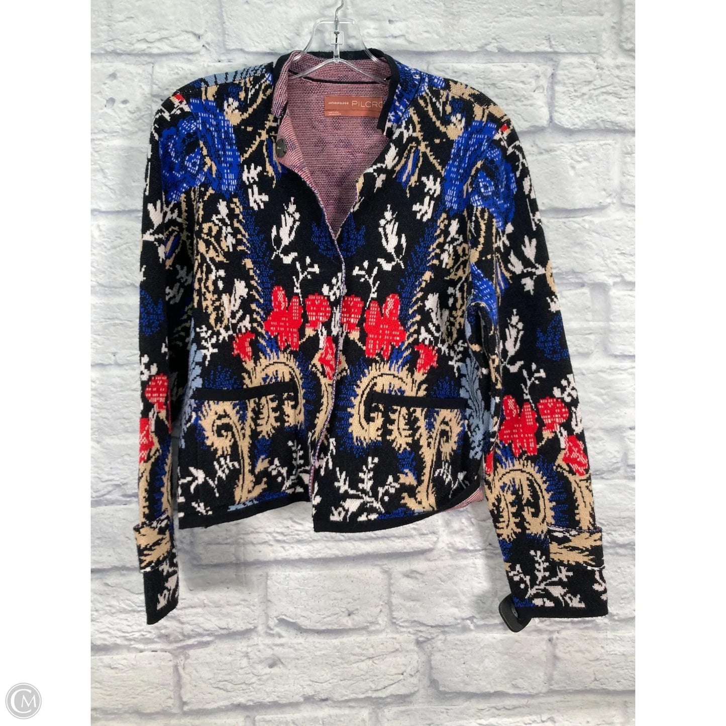 Sweater Cardigan By Pilcro In Black, Size: M