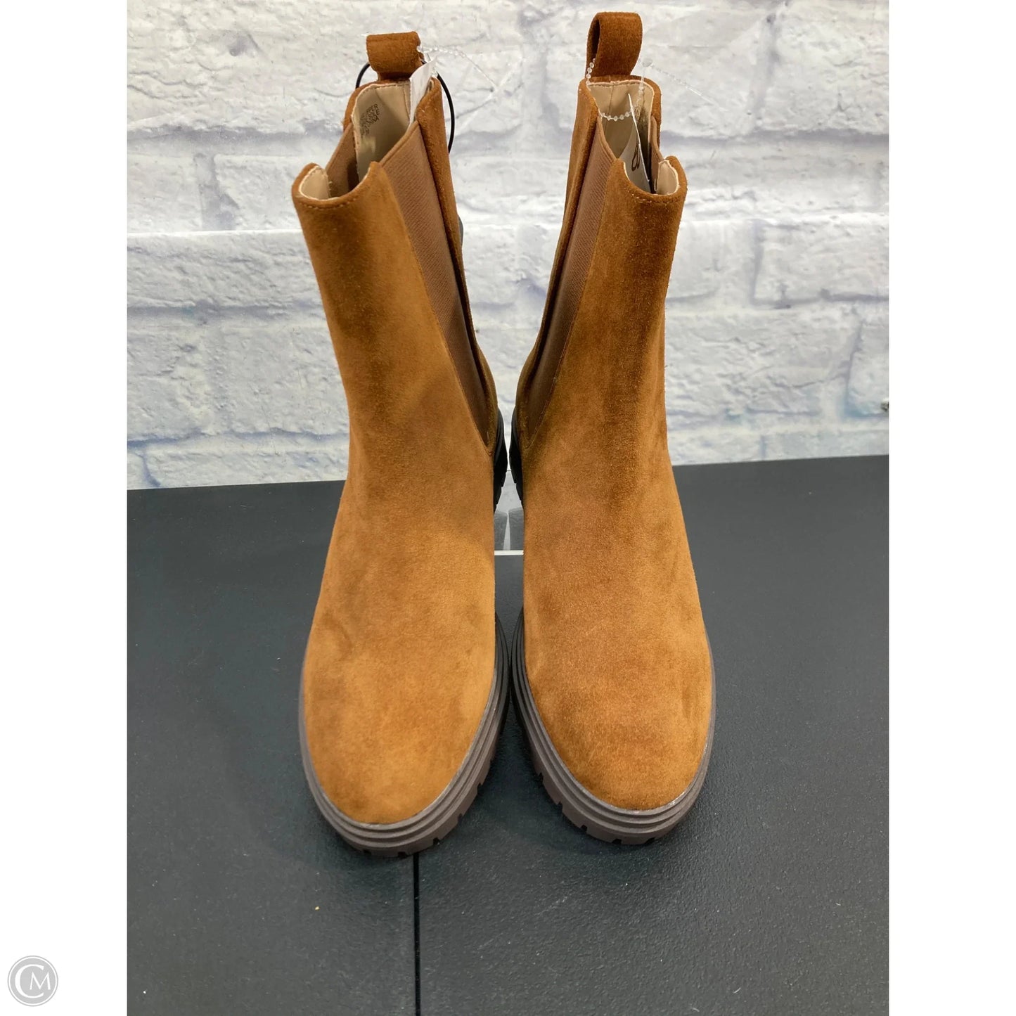 Boots Ankle Flats By Ann Taylor In Brown, Size: 7