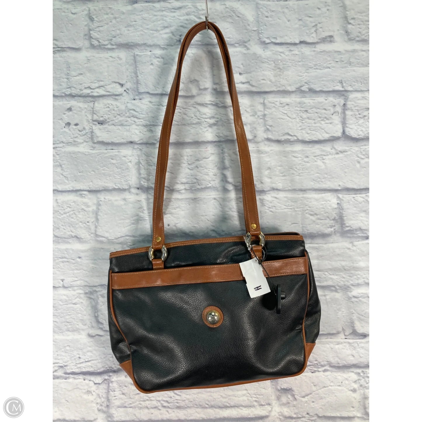Handbag Leather By Capezio, Size: Medium