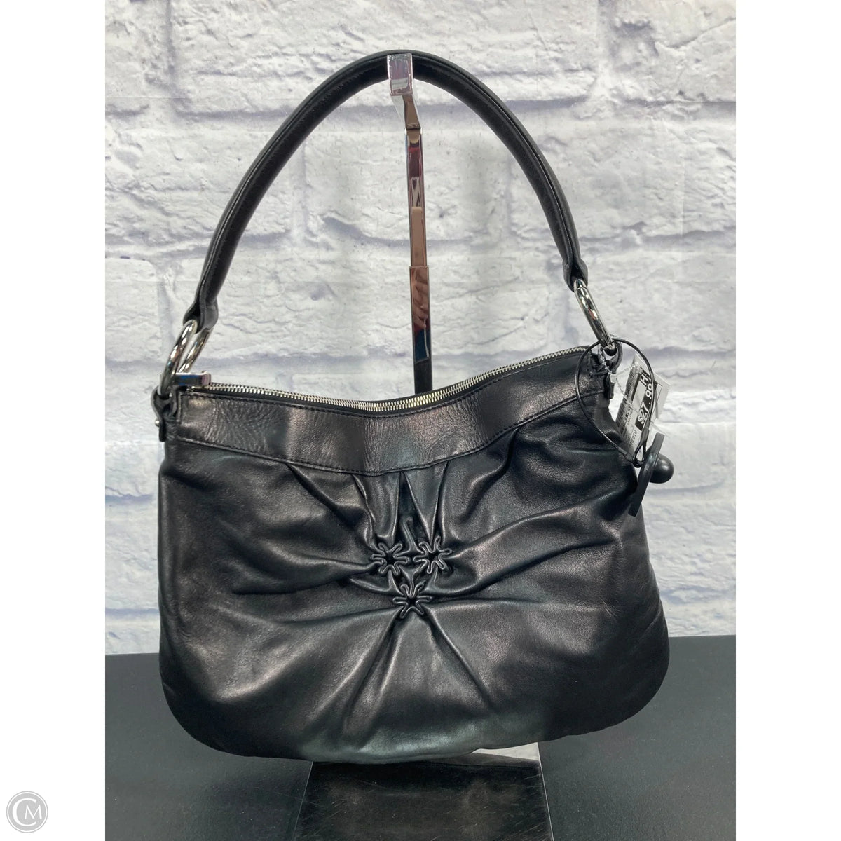 Handbag Leather By Clothes Mentor, Size: Medium