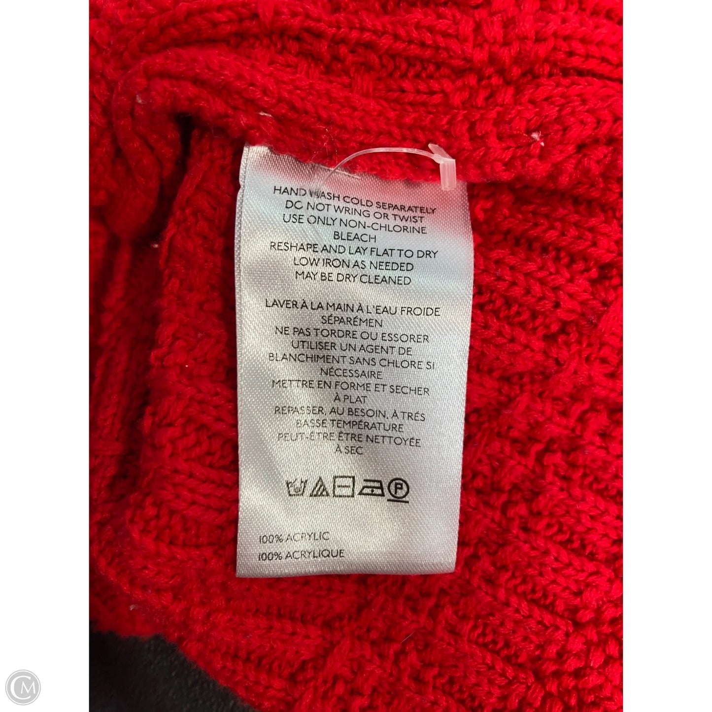 Sweater Cardigan By Maeve In Red, Size: M
