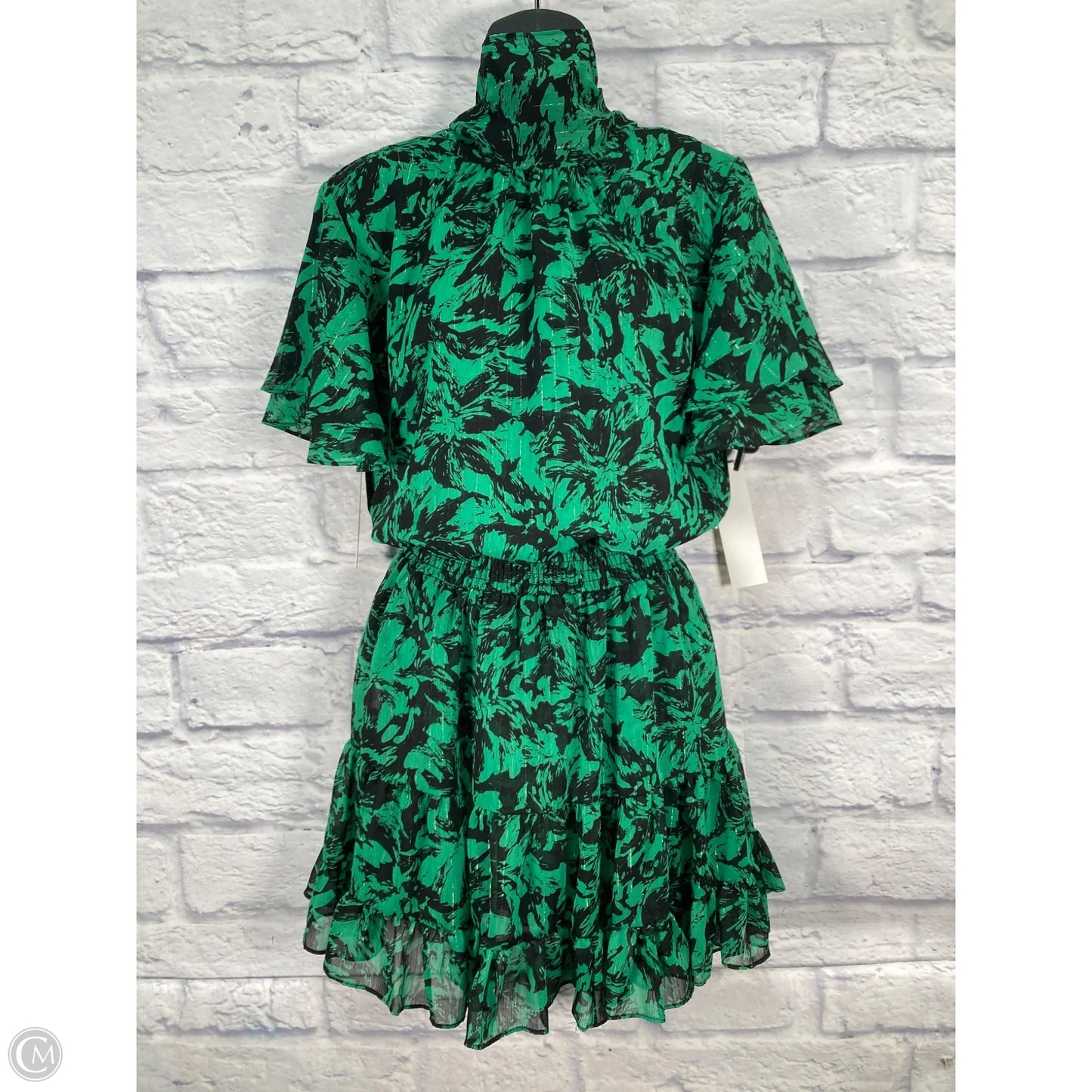 Dress Designer By Misa In Green, Size: Xs