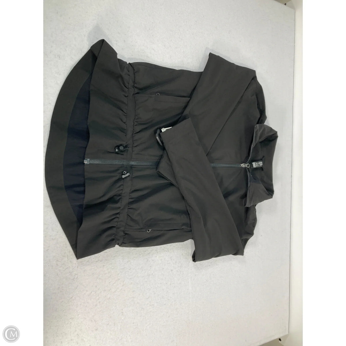 Athletic Jacket By Spanx In Grey, Size: S