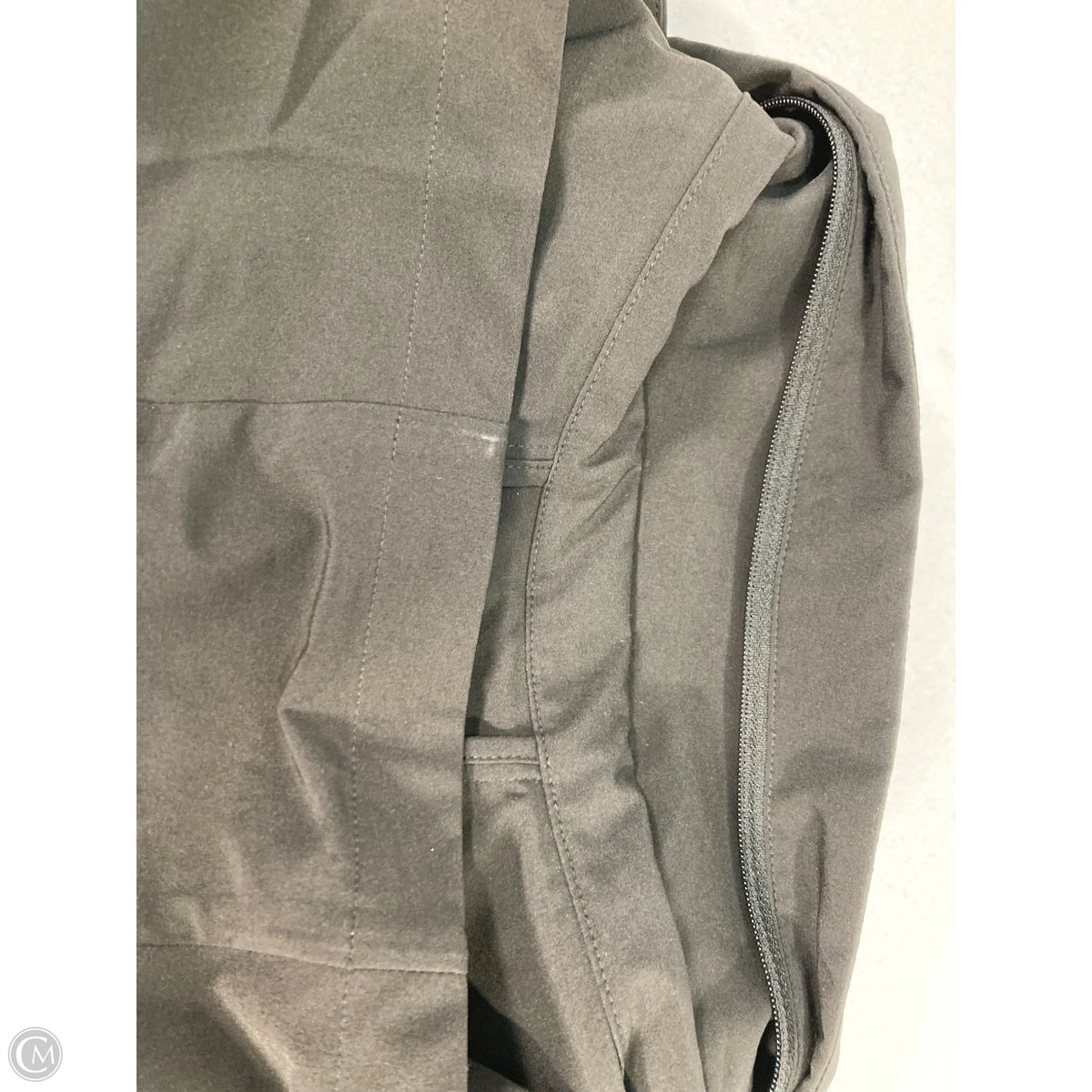 Athletic Jacket By Spanx In Grey, Size: S
