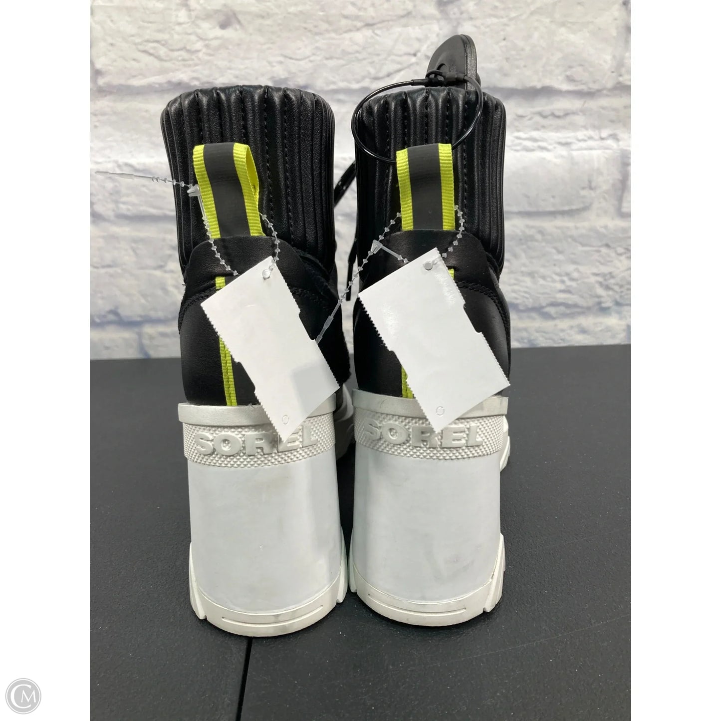 Boots Ankle Heels By Sorel In Black, Size: 9
