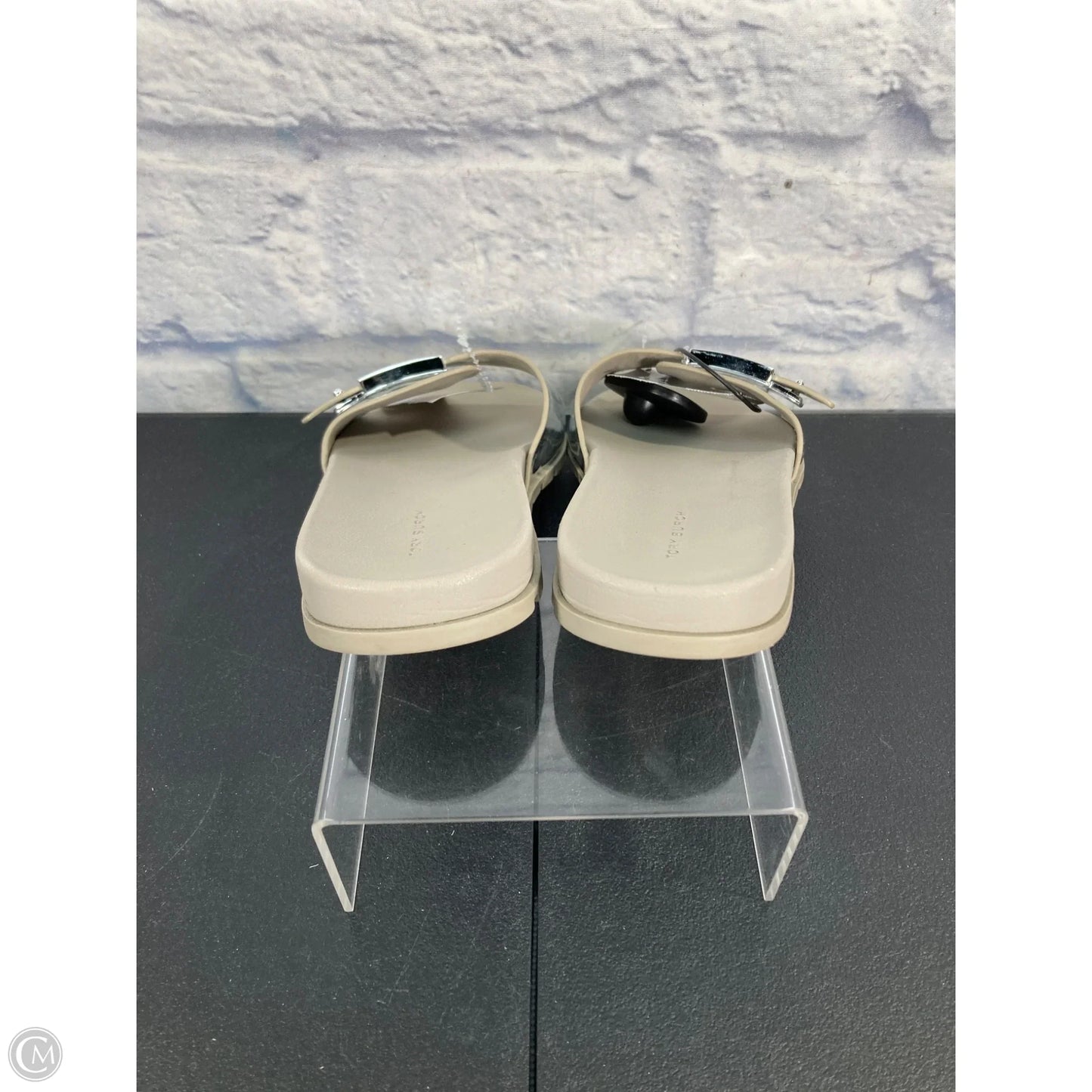 Sandals Designer By Tory Burch In Silver, Size: 7