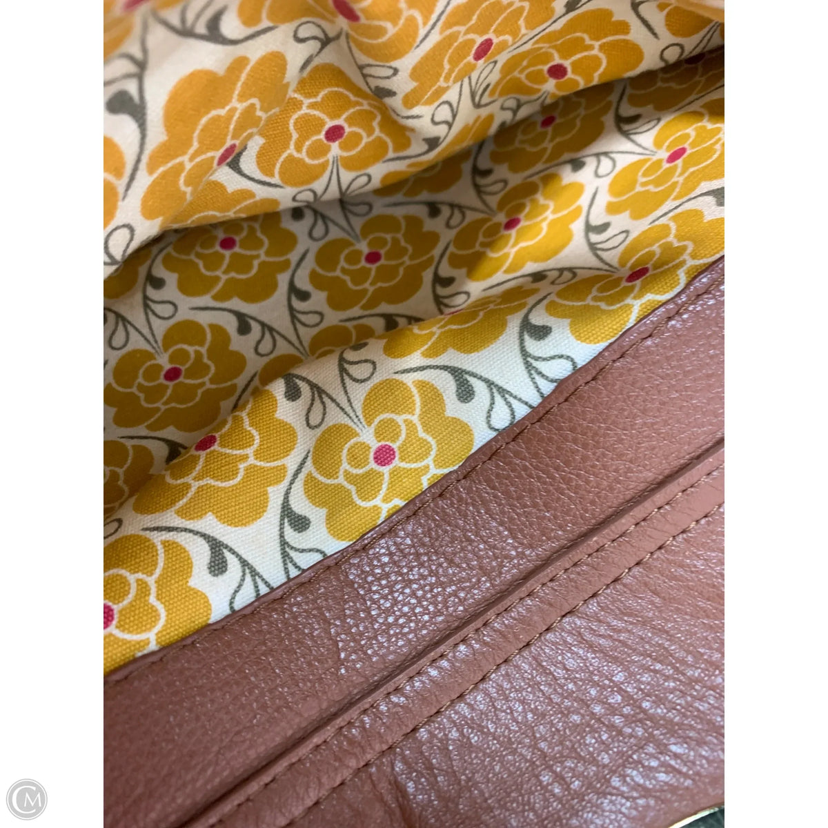 Handbag Leather By Clothes Mentor, Size: Large