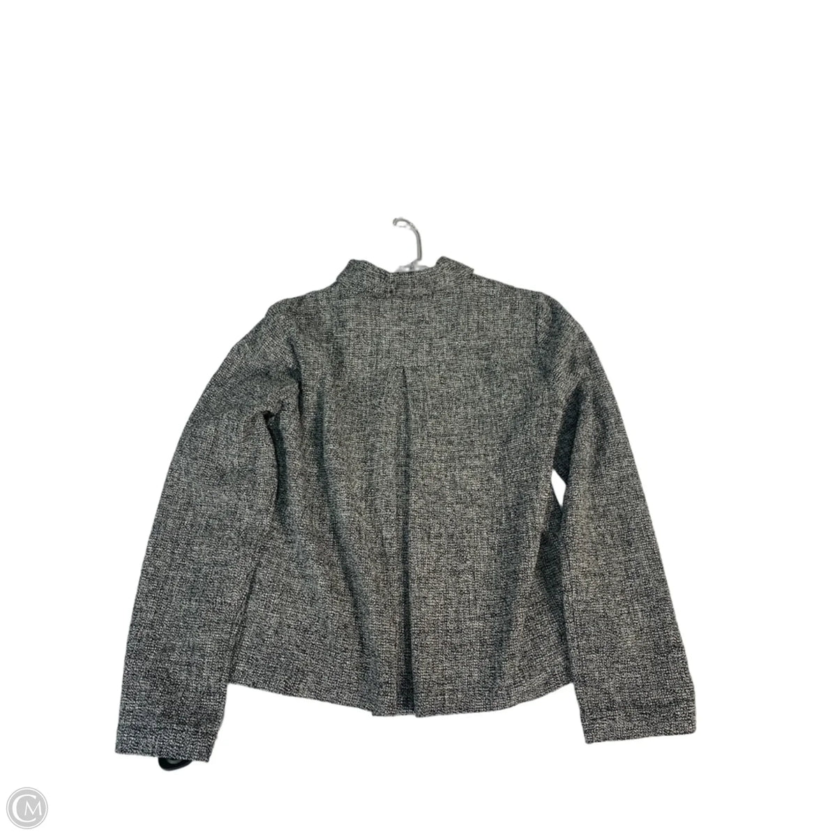 Jacket Denim By Eileen Fisher In Grey, Size: M