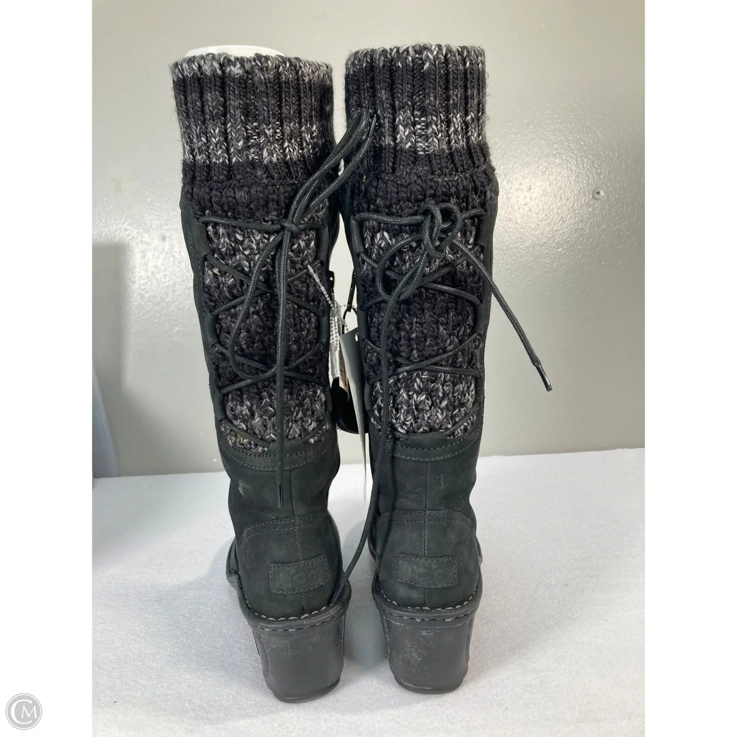 Boots Designer By Ugg In Black, Size: 8