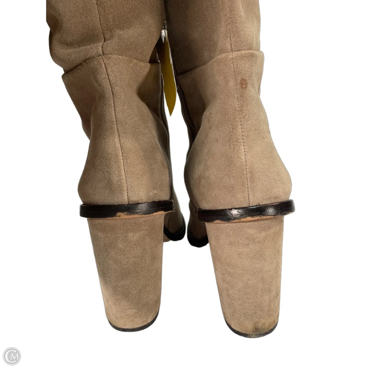 Boots Knee Heels By Gianni Bini In Tan, Size: 9