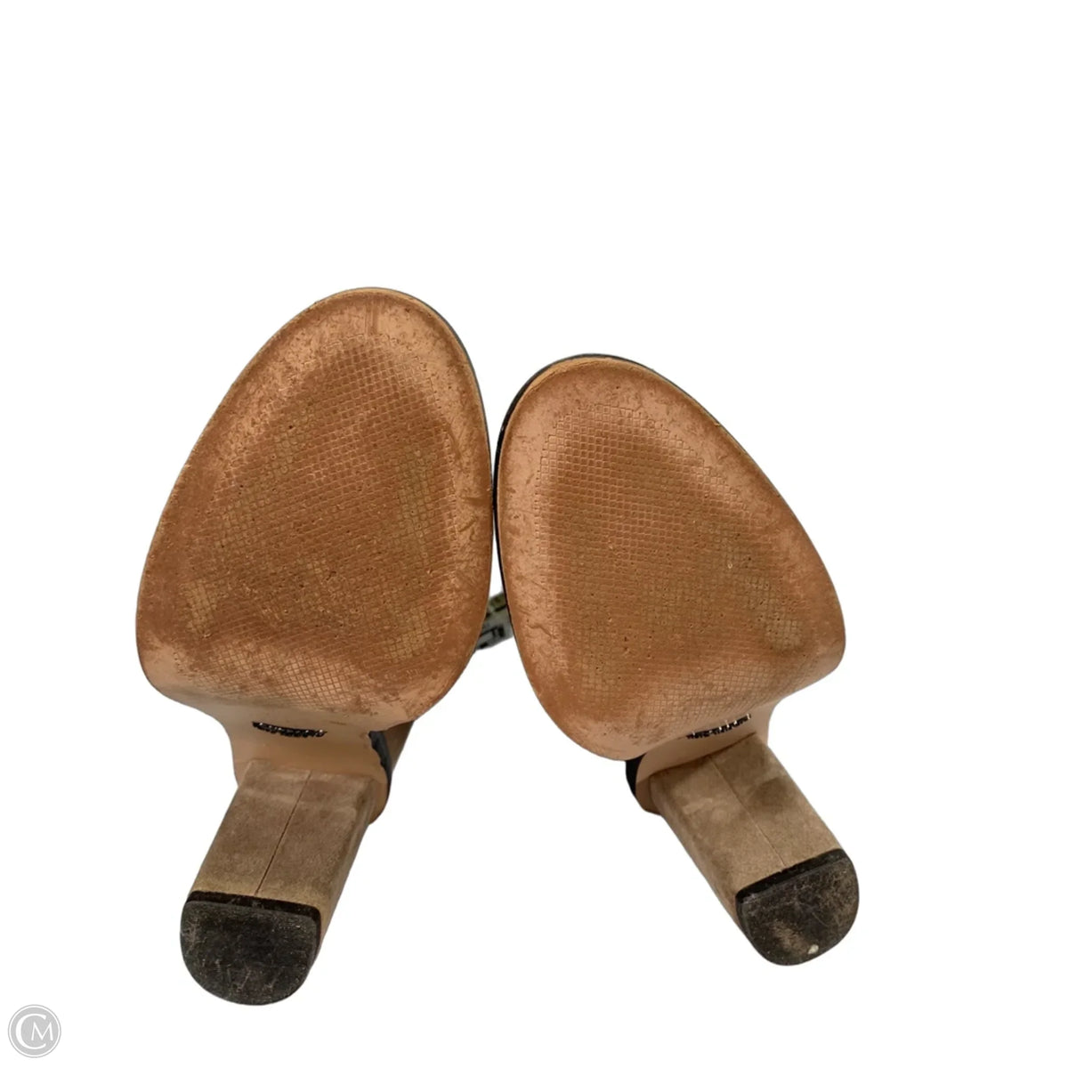 Boots Knee Heels By Gianni Bini In Tan, Size: 9