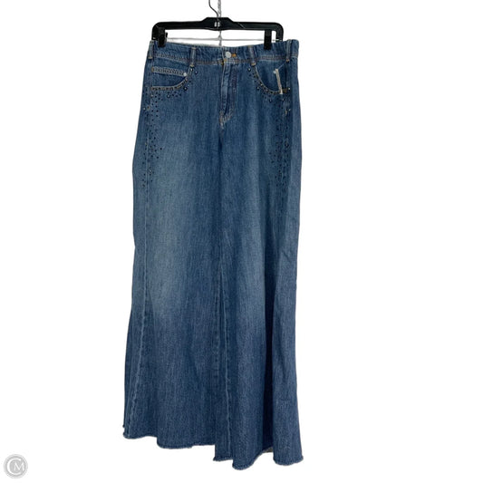 Jeans Wide Leg By Pilcro In Blue, Size: 8