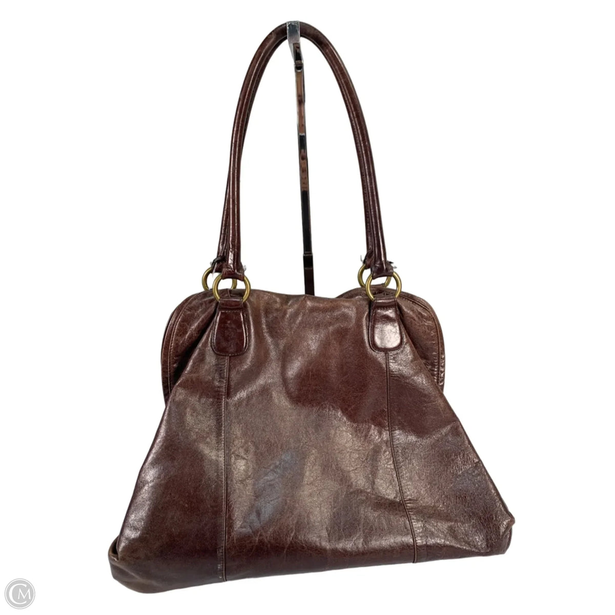 Handbag Leather By Hobo Intl, Size: Large