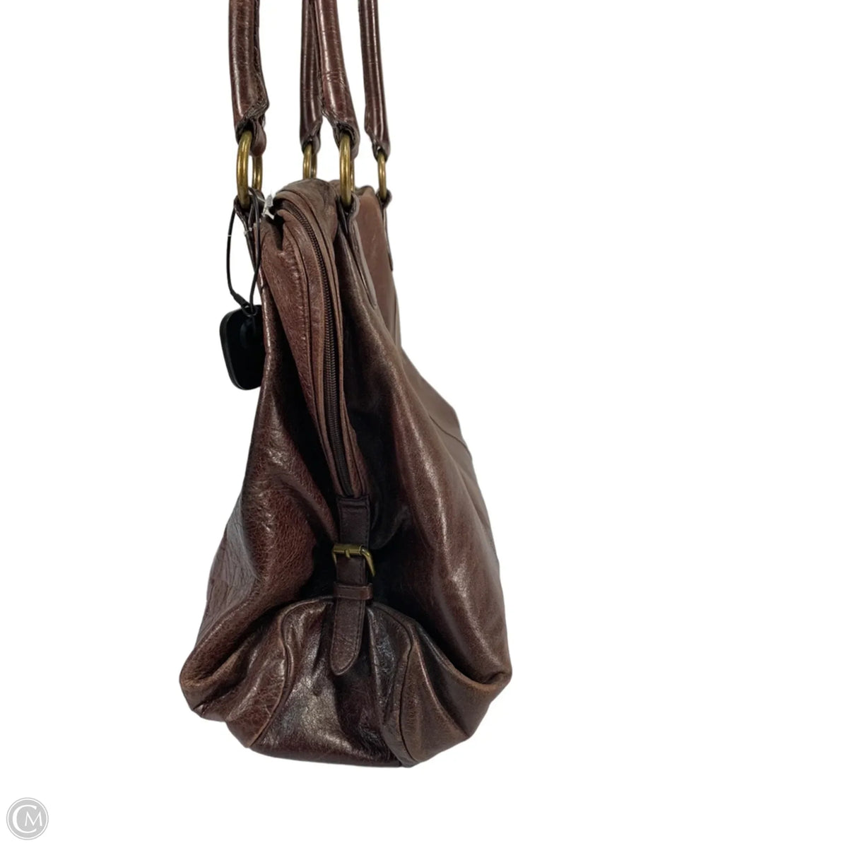 Handbag Leather By Hobo Intl, Size: Large