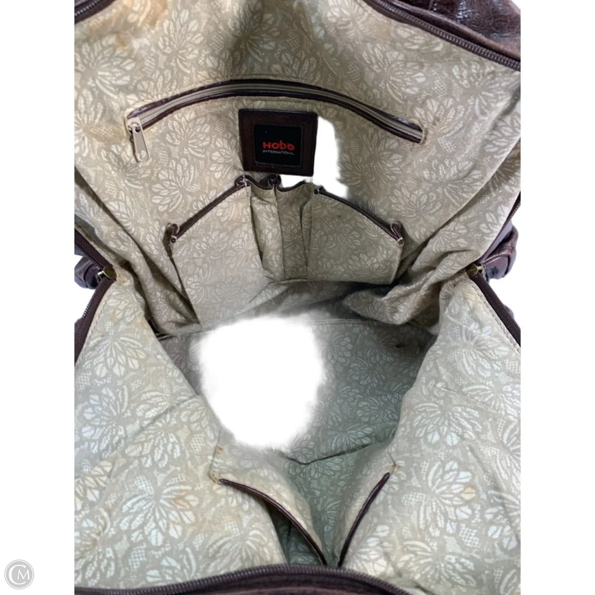 Handbag Leather By Hobo Intl, Size: Large
